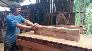 belah balok an 20/20/100 cm bikin papan meja tamu ##1