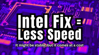 Intel's CPU Fix Lowers Performance #news #intel #patch #update #microcode @3DGAMEMAN