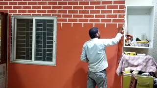 Asian paints brick texture