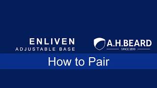 Enliven Adjustable Base How to Pair