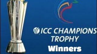 ICC champions trophy Winners/from 1998-2017/Champions trophy Winners/winners list ICC CT
