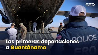 Llegan los primeros deportados a la base militar de GUANTÁNAMO