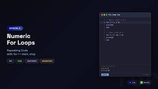 Learn Lua in Neovim: Numeric For Loops — Count, Step & Countdown | Episode 9