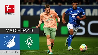 TSG Hoffenheim - Werder Bremen 1-2 | Highlights | Matchday 9 – Bundesliga 2022/23