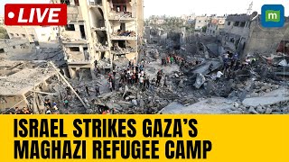 Live: Aftermath Of Israeli Strike On Gaza's Maghazi Refugee Camp | N18G