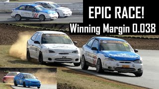 Epic Race! Mason Kelly vs Jeremy Bennett Highlights Hyundai Excels Race 6 R4 TCRC Baskerville 2023