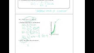 AP Calc Chp 6 5 3 Mean Value Theorem for Definite Integrals