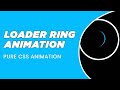 Simple Preloader Animation using HTML & CSS