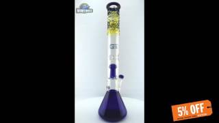 GRACE GLASS MUSHROOM PERCOLATOR BONG [HD] [HERBTOOLS]