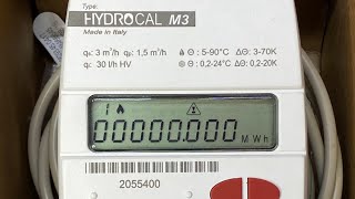 Battery Replacement and service - B-meters Hydrocal m3 Compact thermal energy meter