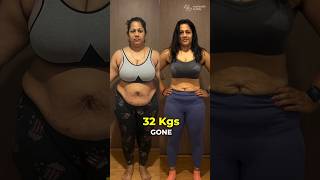 32 kgs weight loss and Belly fat and face fat gone - Thyroid and Cholesterol back to normal!