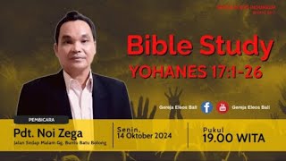 Bible Study: YOHANES 17:1-26