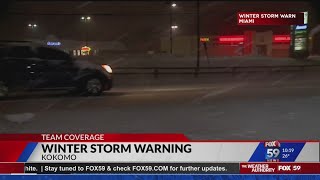 Indiana Weather: Update on the snowfall in Kokomo