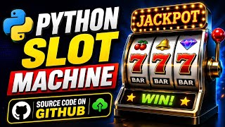 Python Project 7: Python Slot Machine | GitHub Upload #python #coding #programming