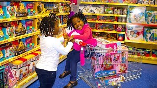 Toys AndFun Sisters Doing Shopping At The Supermarket  Compilation