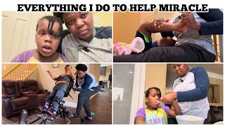 SICK DAY VLOG : MY SPECIAL NEEDS CHILD IS SICK AGAIN! Feeding * Medication * Occupational Therapy