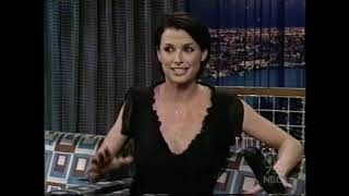 Bridget Moynahan on Late Night May 22, 2002