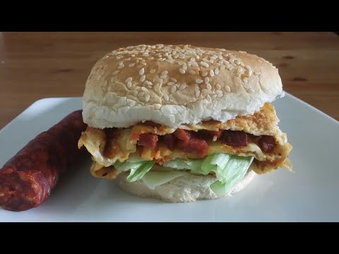How to make spicy chorizo sausage burger-perfect burger-egg, chorizo, burger-Tasty Treazure How to make spicy chorizo sausage burger-perfect burger-egg, chorizo, burger-Tasty Treazure