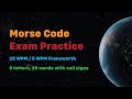 Morse Code Exam Practice Set for Amateur Radio License in Nepal