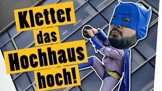 17 Meter! Klettere mit Saugnäpfen das Hochhaus hoch! || Das schaffst du nie!