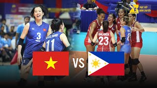 Philippines vs Việt Nam | Đẳng cấp ngôi sao Thanh Thúy - Kiều Trinh phô diễn sức tấn công