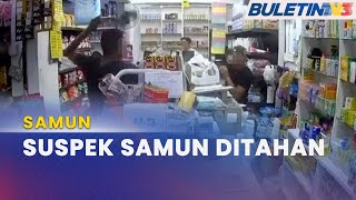 JENAYAH | Suspek Kes Samun Bersenjata Parang Ditahan