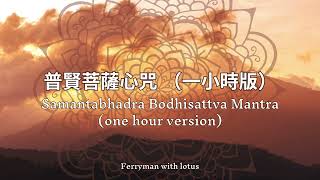 普賢菩薩心咒 手碟療癒佛經音樂 Bodhisattva Samantabhadra Mantra for one hour with handpan