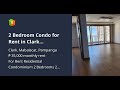 2 Bedroom Condo for Rent in Clark Pampanga