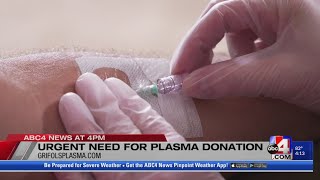 Plasma donations can save lives, see how you can help