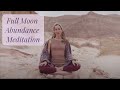 Moon Bath Meditation for Abundance: Full Moon