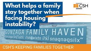 What helps a family stay together when facing housing instability? |
