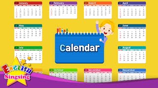 Kids vocabulary - Calendar - Months and Days - Learn English for kids - English