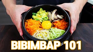 How to Make Bibimbap & Dolsot Bibimbap Korean Rice Bowl