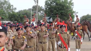 Sainik School Bijapur, Ind Day Parade, Cadets’ Marching, Wod, Vij, Rsk, horses, 15 Aug 2014