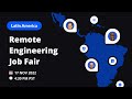 Remote Engineering Job Fair: Latin America (Nov 2022) | Arc.dev