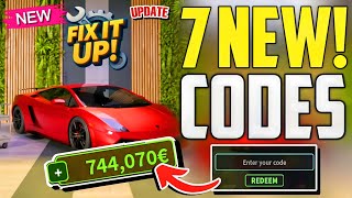 ⚠️UPDATE!💥[CODES]⚠️FIX IT UP ROBLOX CODES 2026 - FIX IT UP CODES 2026