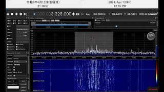 ShortWave RRI  Voice of Indonesia  VOI  インドネシアの声　2024年4月12日　3325kHz  12:00 UTC.  21:00 JST. 現地向け日本語