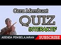 Cara Membuat Quiz Powerpoint Interaktif dan Menarik