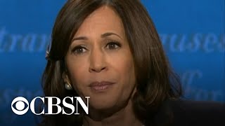 Harris says Americans have a right to know who's influencing Trump
