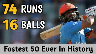 Mohammad Shahzad 14 ball and 74 run and winning T10 match