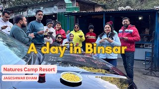 A day in Binsar and Jageshwar Dham with friends #jageshwardham #Binsar #Naturescampresort