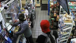 Detectives Work to ID Armed Robbery Suspects
