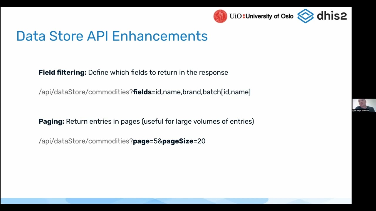 Dhis2 V2 38 Platform Api Data Store Improvements Youtube