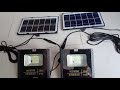 Solar light charging problem