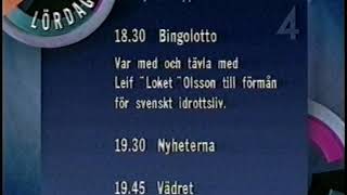 TV4 Hallåa + Tablå 1993-12-18