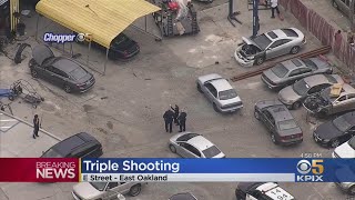 Police Investigating Triple Shooting In East Oakland