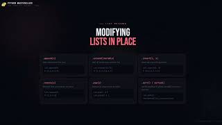 Python Masterclass #8: Lists & Tuples – Mastering Ordered Data