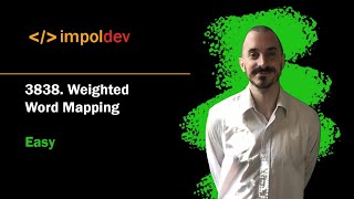 Weighted Word Mapping | LeetCode 3838 - Python