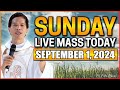 SUNDAY FILIPINO ONLINE LIVE MASS TODAY || SEPTEMBER 1, 2024 || FR JOSEPH FIDEL ROURA