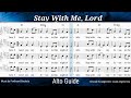 stay with me lord _ alto guide